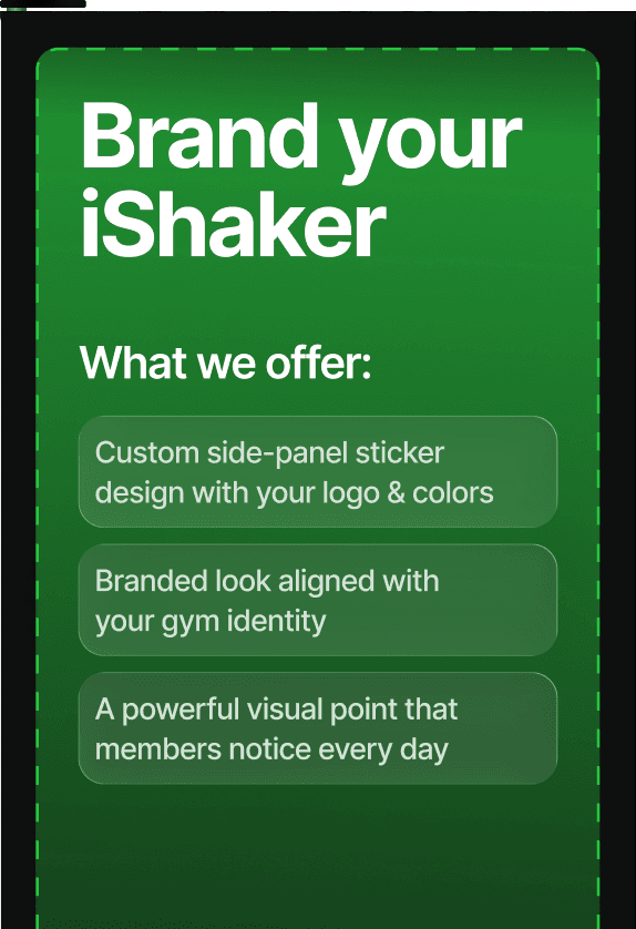Customize Ishaker 2