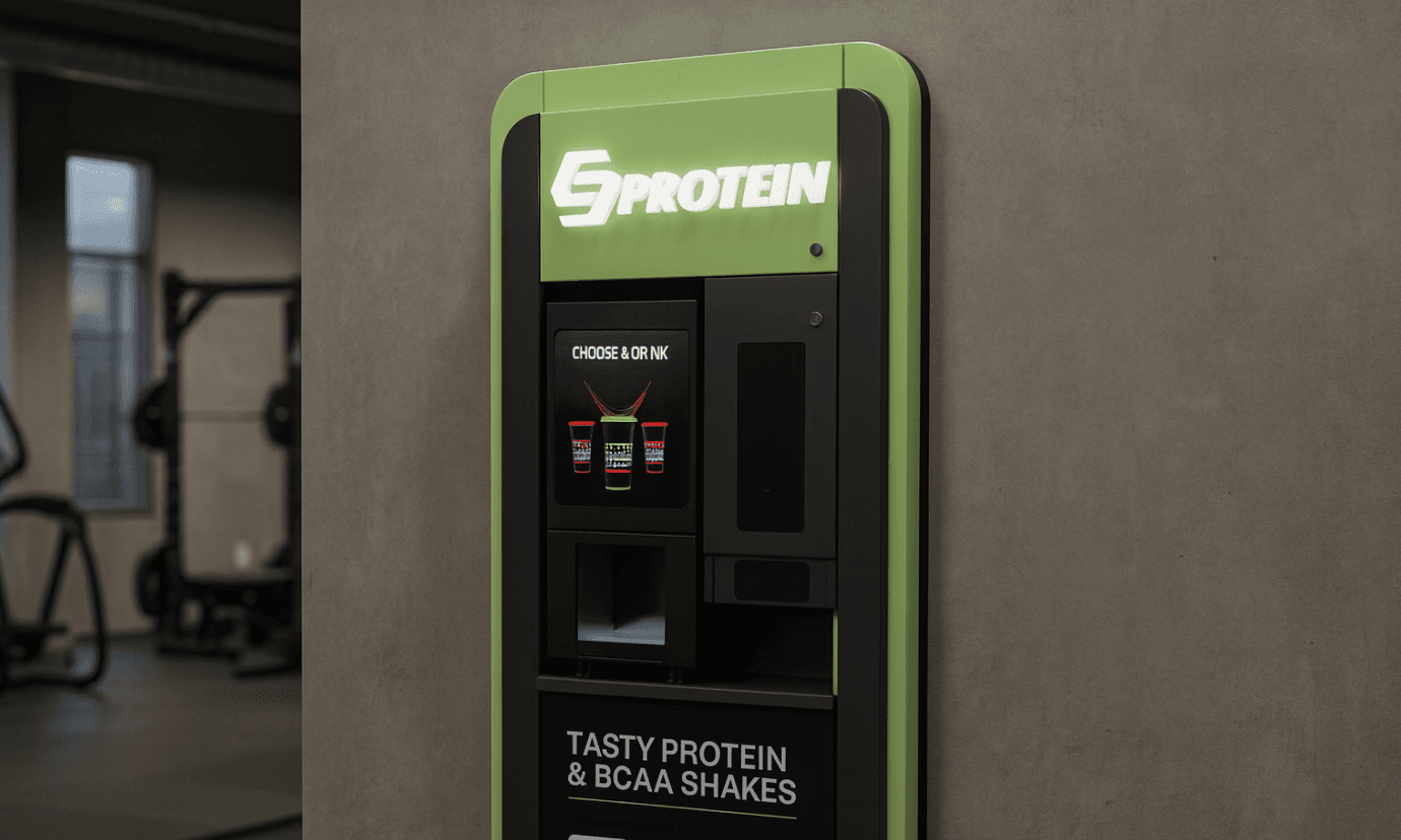 Stand supporting a vending machine