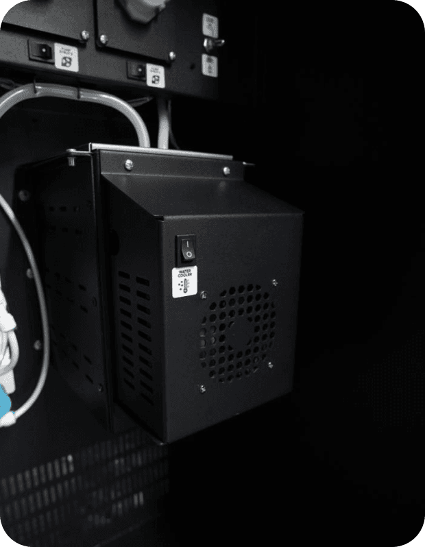 What inside in iShaker machines 12