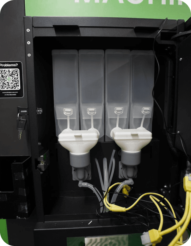 What inside in iShaker machines 3