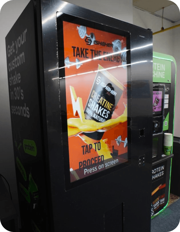 What inside in iShaker machines 9